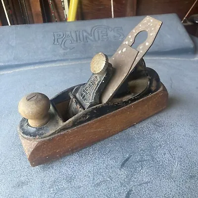 $20 • Buy VINTAGE PLANE  LIBERTY BELL  TRANSITIONAL SMOOTH COFFIN Wood PLANE