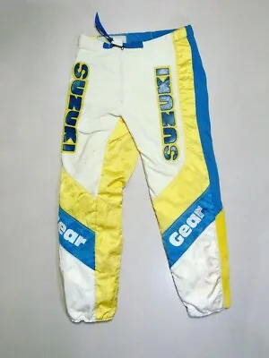 Vintage Gear Suzuki Motocross Pants BMX '80s Waist 29 • $79