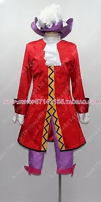 Peter Pan Captain Hook Cosplay Costume Adult Men Halloween Outfit • £71.88