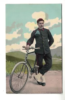 Al1932 - Military - Italian Soldier On Bike Bicycle Regiment • $13