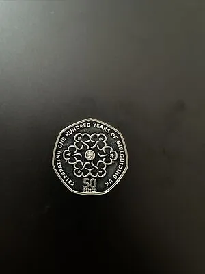 2010 Proof 100 Years Of Girl Guides 50p Coin Taken From Proof Set. • £8.50