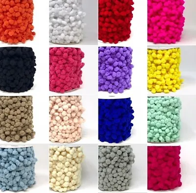 £1.99 • Buy Bertie's Bows 15mm Pom Pom (10mm Bauble) - Sold By The Metre Or By The 25m Roll