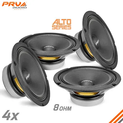 4x PRV Audio 8MR450A 8  Midrange Alto Series Speakers 1800W 8 Ohms 8MR Mid • $179.64
