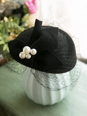 £28.59 • Buy Hat Mesh Veil Cap Headpiece Clip Wedding Party Hat Hot Royal Pillbox