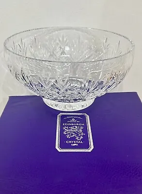 Vintage Edinburgh Chrystal  Harlequin Bowl  8  • £17.99