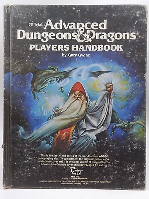 Player's Handbook Gygax Gary AD&D (1e And 2e) TSR Games • $51