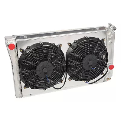 Labwork 3-Row Aluminum Core Radiator Fan Shroud For 1982-2002 Corvette C4/S10 • $145.99