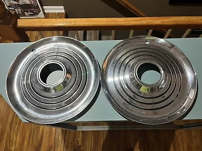 Original 1966 Ford Bronco Front 15 Inch Front Hubcaps Wheel Covers Not Mercury • $260