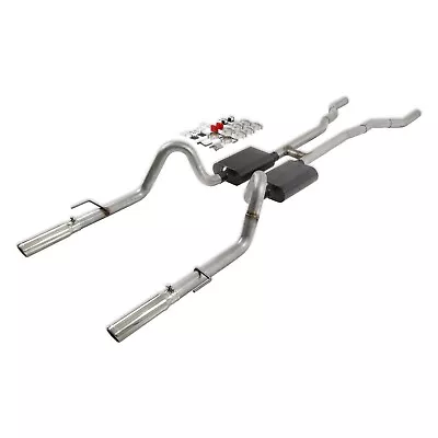 Flowmaster 17281 American Thunder Header-Back Exhaust Kit For 67-70 Mustang V8 • $761.95