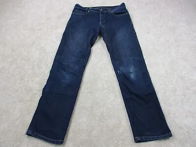 REV'IT Jeans Mens 32 Philly Tailored Technology Stretch Denim Motorcycle 32x33 * • $68.88