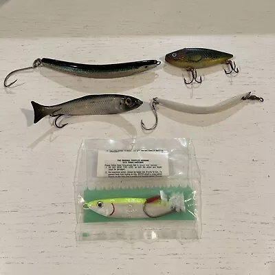 Lot Of 5 Vintage Fishing Lures Cordell Rattle Crippled Herring • $30