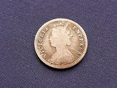 British India 1883 2 Annas - Silver • $14.93