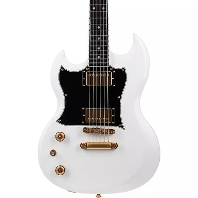 Schecter ZV-H6LLYW66D Zacky Vengeance Left-Handed Electric Guitar Gloss White • $1549