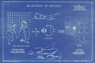 Poster Many Sizes; Blueprint Of Victory Undivided Attention 1942 • $160.11