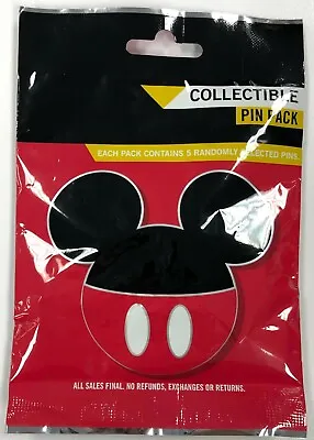 Disney Parks Mickey Mouse Icon Characters Disney Mystery 5 Pin Pack Disneyland • $39.99