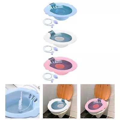 Sitz Bath For Toilet Seat Reusable Portable Soothes And Cleanse Wider Seating • $16.15