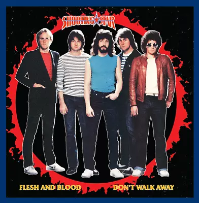 Shooting Star - 33rpm Single Flesh & Blood/Don't Walk Away-orange Vinyl IN STOCK • $7.99