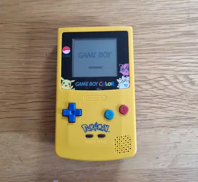 Game Boy Color Pokémon Pikachu Edition GBC Colour Pokemon • £51