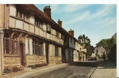 Dorset Postcard - Cottages - Cerne Abbas - Ref 9442A • £2.10