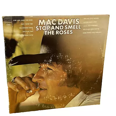 Mac Davis Stop And Smell The Roses (Vinyl 1974) Columbia KC 32582 VG+ LP Record • $11.02