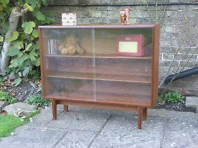 £195 • Buy 60s/70s Vintage Retro Beaver And Tapley Teak Bookcase Display Cabinet Ex Cond