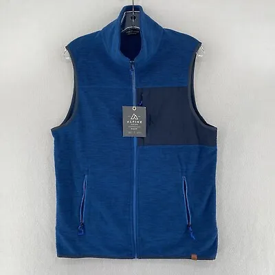 Alpine Design Mountain Fleece Vest Men's Size Small Blue • $13.75