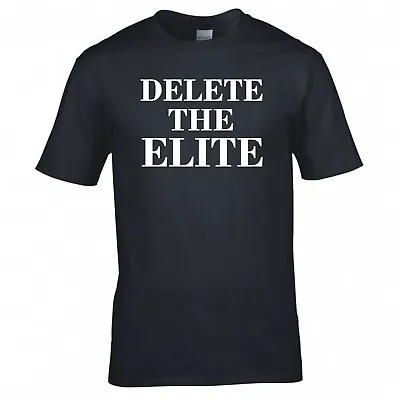 Illuminati Conspiracy  Delete The Elite  T-shirt • £12.99