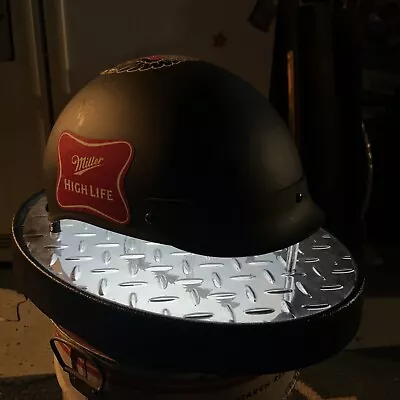 New Miller High Life Beer Harley Davidson Motorcycle Helmet Led Bar Light Sign • $260