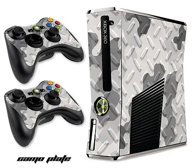 $8.95 • Buy Skin Decal Wrap For Xbox 360 Slim Gaming Console & Controller Xbox360 Slim CAMOW