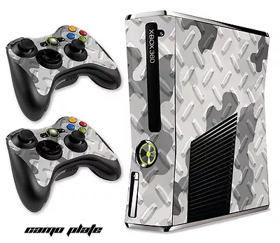 Skin Decal Wrap For Xbox 360 Slim Gaming Console & Controller Xbox360 Slim CAMOW • $8.95