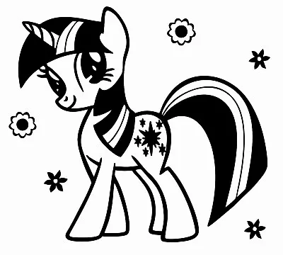 Cartoon Series My Little Pony Home Decor Twilight Sparkle Vinyl Wall Decal 18x20 • $18.99