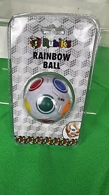 Rubik’s Magic Rainbow Fidget Ball Puzzle Toy Brain Teaser Stress Relief Genuine • £6.99