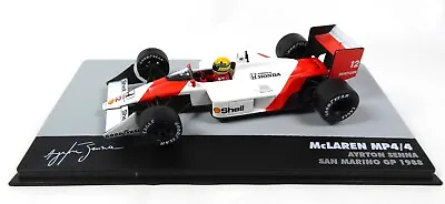Formula 1 McLaren MP4/4 Ayrton Senna Winner San Marino 1988 1:43 MODEL CAR 689 • $34.90
