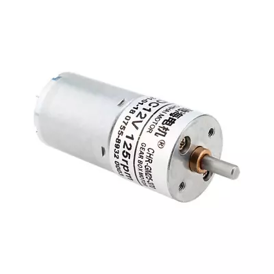 GM25-370 DC6 12V 24V Speed Reduction Gear Motor With Metal Gearbox For Robot&Car • £9.43
