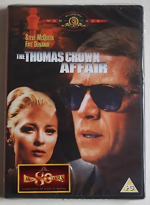 THE THOMAS CROWN AFFAIR / STEVE McQUEEN / 1968 ORIG VERSION / NEW SEALED R2 PAL • £4.99