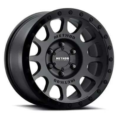 18x9 Method Race Wheels MR305 NV Matte Black Wheels 6x5.5 (-12mm) Set Of 4 • $1596