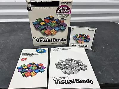 Microsoft Visual Basic 4.0 VB Professional Edition Windows Promo Box Set  • $37.49