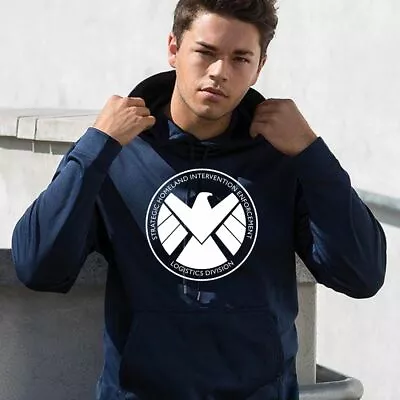 SHIELD Agents Of Shield Hoodie S.H.I.E.L.D Captain America Avengers Sweatshirt • £15