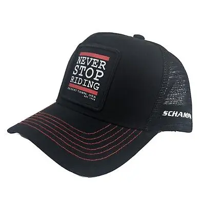 Schampa Motorcycles Hat Never Stop Riding Off Road USA • $20.06