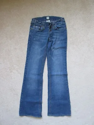 JEANS - H2j - Medium Blue - Bootcut - Button Fly - Sz 1/2 Short Juniors • $15