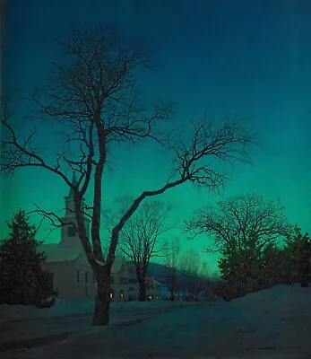 Maxfield Parrish : At Close Of Day : 1941 : Archival Quality Art Print  13 X19  • $87.95