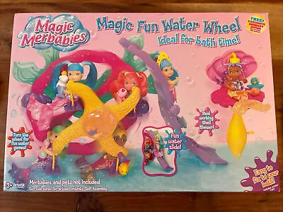 VINTAGE MAGIC MERBABIES Magic Fun Water Wheel Bath Time VIVID #sealed [CN] • £55