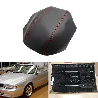 Black Micro Leather Center Console Armrest Cover For Volvo S70 V70 C70 850 93-01 • $15.99