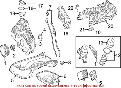 Genuine OEM Engine Oil Filter Housing For Mercedes 2781800710 • $185.55