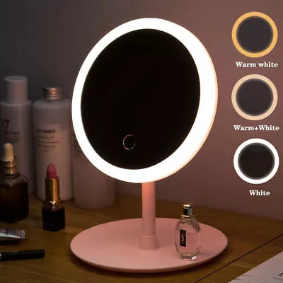 5X Magnifying Mirror LED Lights Make Up Shaving Bathroom Cosmetic Vanity UK • £7.65