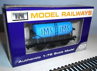 Boxed Mint Dapol 00 Gauge I.M.S. 6 Wheel Milk Tanker Wagon No.23 (B640) • £5