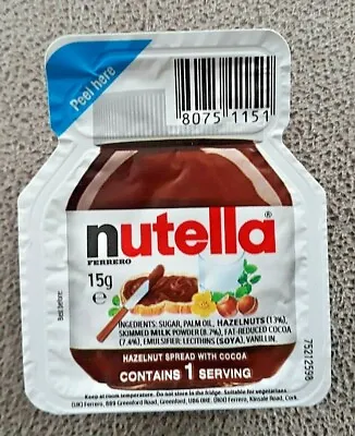 £3.99 • Buy Nutella Chocolate Mini Spreads  15g Individual Portions NEW STOCK