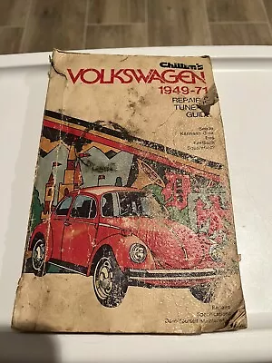 Chilton's Repair Tune Up Manual Volkswagen VW 1949-1971 Beetle Gia Bus Guide Vtg • $12.70