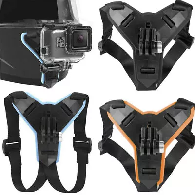 Full Face Helmet Chin Mount Motorcycle Strap For GoPro Hero 11 10 Action Camera • $7.90