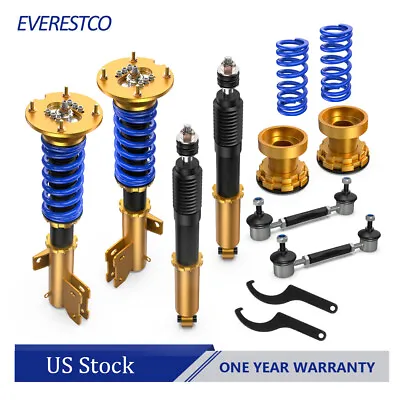 Front Rear Full Coilovers Struts For 2005-2014 Ford Mustang Adjustable Height • $244.95